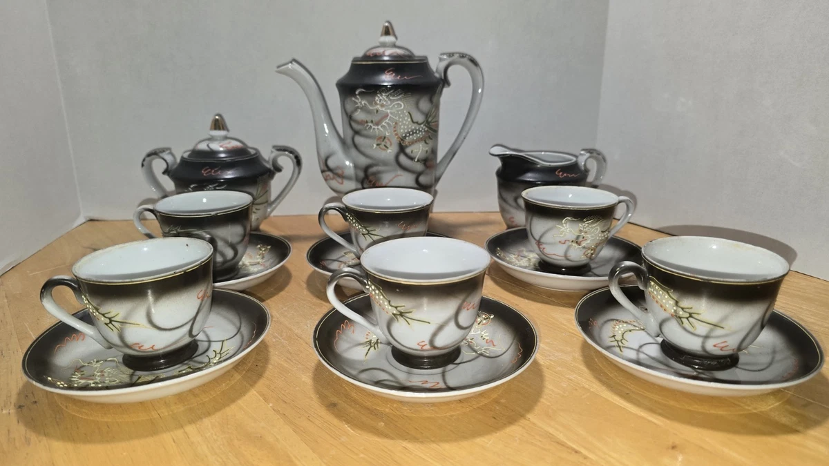 Dragon Tea Set In Collectible Japanese Teapots & Tea Sets (1900