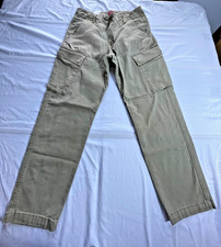 Levi s Cargo Pants Mens 30x28 Khaki Twill Straight Leg Relaxed Utility Work