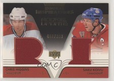 2003-04 Upper Deck Rookie Update 483/999 Chris Higgins Saku Koivu #155 03od
