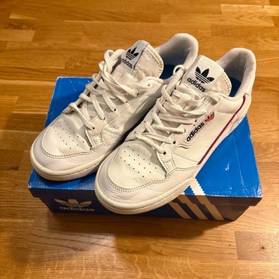 adidas Continental 80 Damen Sneaker Leder Weiß Gr. 37 1/3 Sportschuh PCI 789002