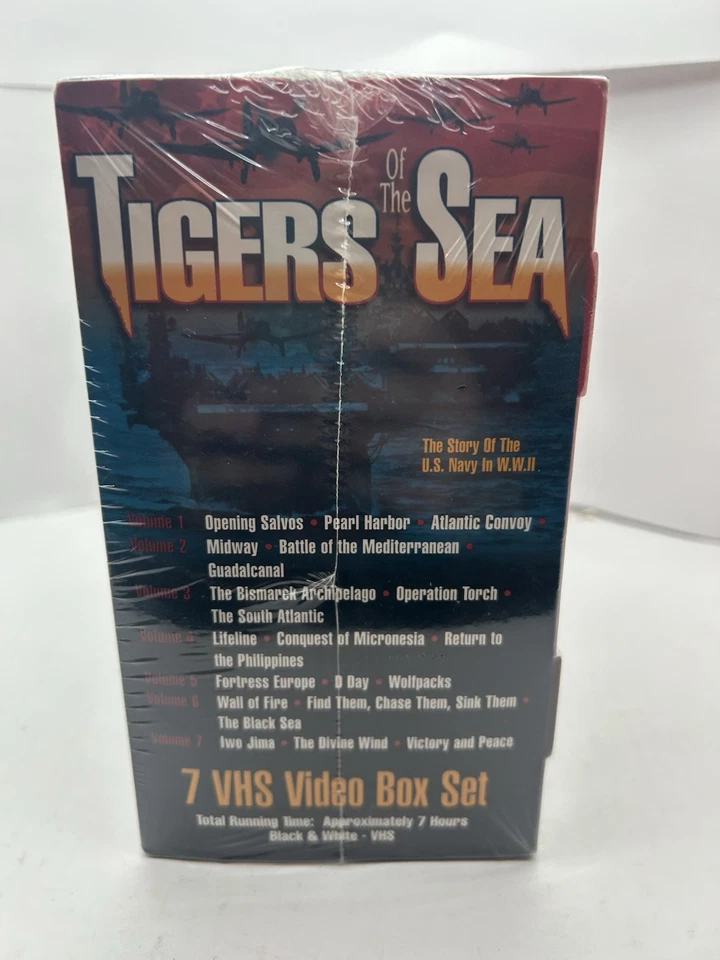 Tigers of the Sea (VHS 7 Tape Box Set, 1998) NEW, Sealed - Image 3 of 4