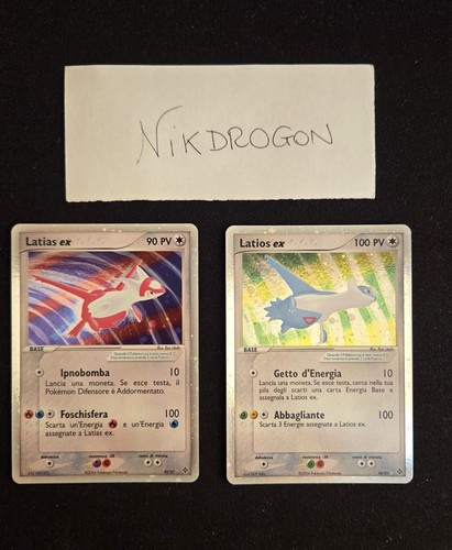Pokemon Latios Ex Latias Ex Dragon 94/97 93/97 Holo Ita - Verkaufe nur paarweise - Bild 1 von 6