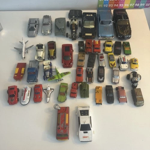 Toy Car plane Job Lot Bundle x45 - Vintage Matchbox Corgi  Etc