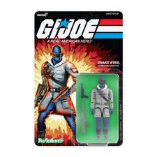 Super7 G.I. Joe Reaction  Wave 05  Film  - Arctic Snake Eyes Action Figure  Film