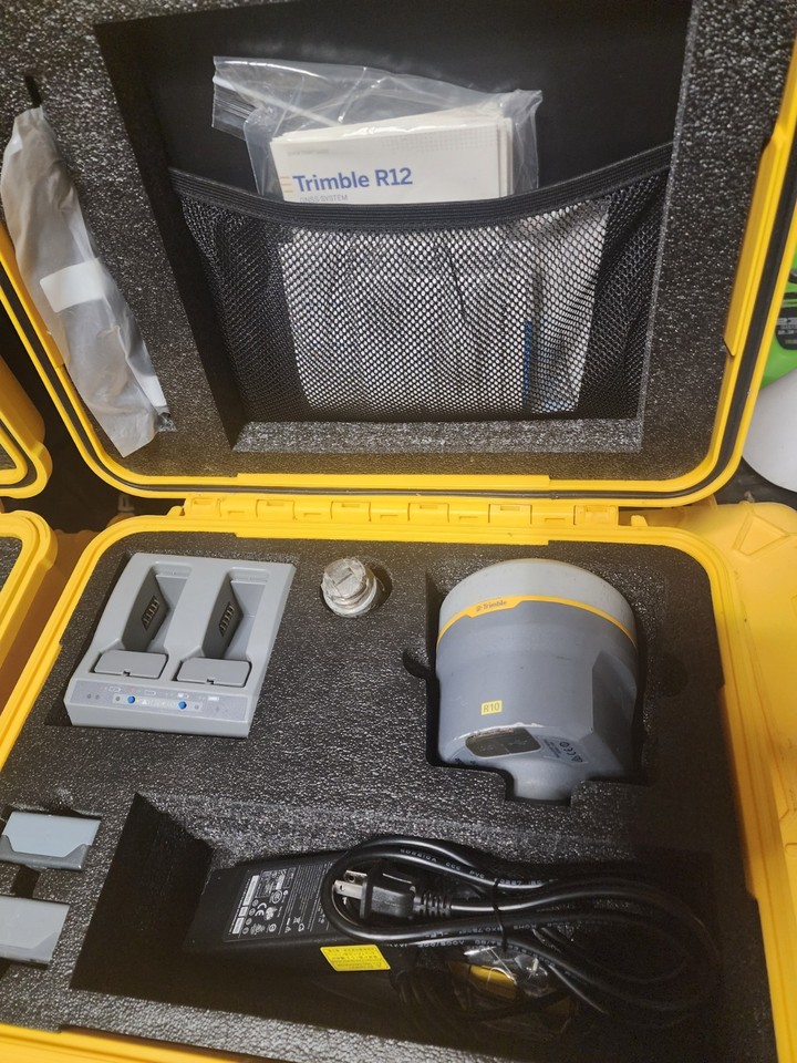 Complete Trimble R10 RTK System With 2 R10 Receivers, a TSC3 and a ...