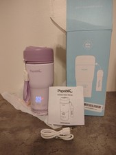Papablic Portable Bottle Warmer Sterilizer Pro, 5 Temp Settings, Green