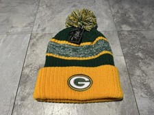 NWT Green Bay Packers Green NFL BEANIE. Knit. Warm, Comfy. Hat, Lid, Cap.