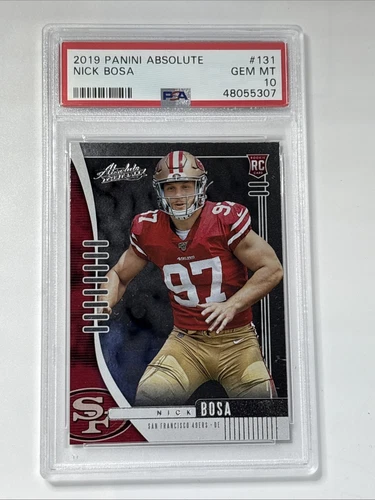 2019 Panini Absolute Nick Bosa Rookie #131 PSA 10 GEM MINT