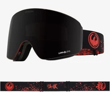 Dragon PXV Unisex Snow Goggles - Kaiju/LL Midnight & LL Light Rose bonus lens