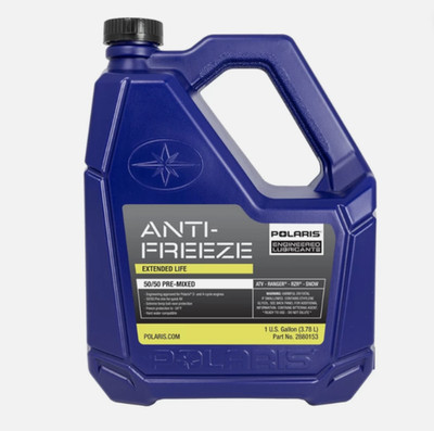Polaris 50/50 Premix Extended Life Antifreeze Coolant   1 Gallon   1