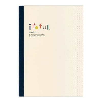 Sakae Technical Paper iroful Notebook, A5, 5mm Dotted 96 Pages (PI-A5NB-DW)