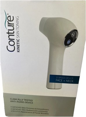 LUMINESS Conture Kinetic Face Neck Toning System w/ Box Manual Charger Tested