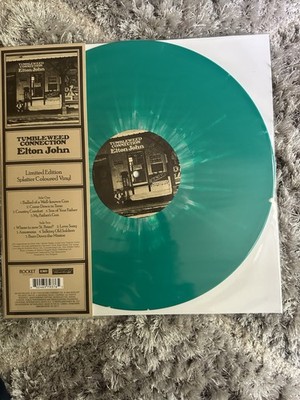ELTON JOHN TUMBLEWEED CONNECTION GREEN WHITE SPLATTERED VINYL LP NEW & SEALED