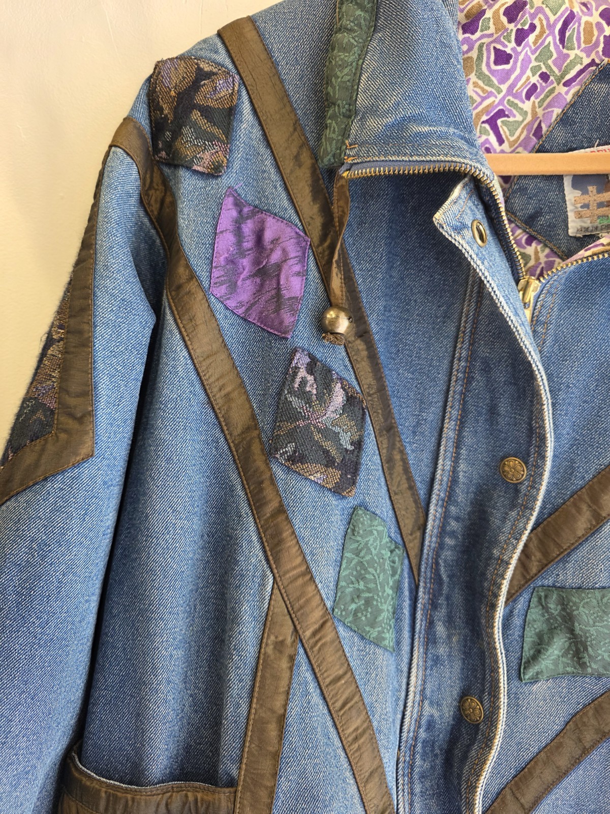 Current Seen it's Patchwork Coat 18 W, Shoulder P… - image 2