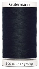 Gutermann Sew-All Thread Black 547 Yards Polyester All-Purpose Sewing