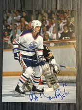 MIKE KRUSHELNYSKI EDMONTON  OILERS Signed Autographed 8x10 Photo With Proof L