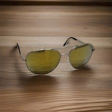 Technomarine Sunglasses Silver Frame Gold Mirror New NO TAG Unisex