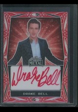 2024 Leaf Metal Drake Bell AUTO Card /199 Red Ink Autograph Prismatic Actor Rare