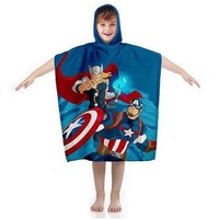 Marvel Avengers Kinder Badeponcho Kapuzenhandtuch Strandtuch Handtuch 55X110Cm