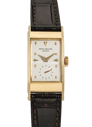 Patek Philippe — Patek Philippe Rectangular 425 Yellow Gold 42mm Mechanical (Manual) 1930 #KMW298