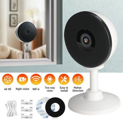 4MP 4K 5G WiFi Camaras De Seguridad Para Casa Interior Con Audio Visión Nocturna