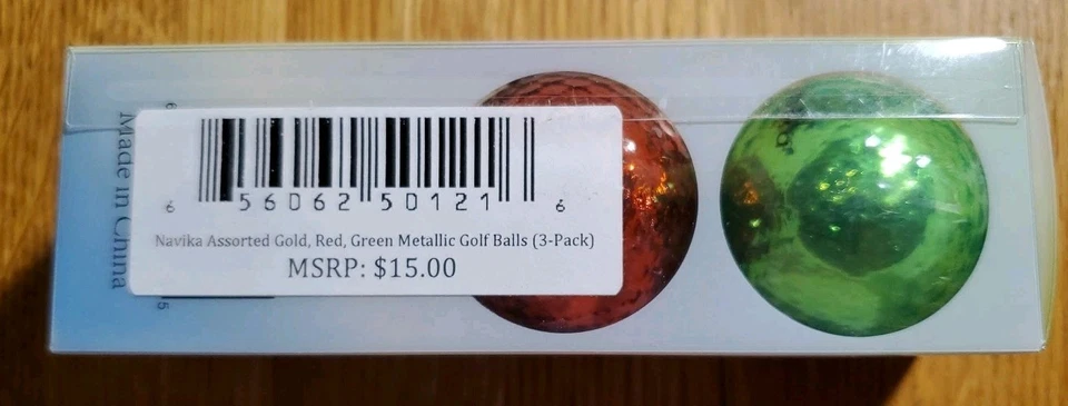 Pelotas de golf Navika EE. UU. True Performance surtidas metálicas rojas verdes doradas suaves N2 Foto 3 de 4