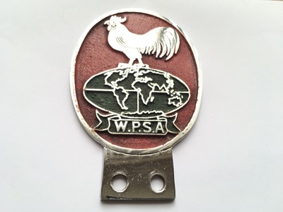 C1960S VINTAGE W.P.S.A CAR BADGE