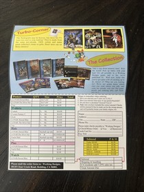 Sega CD Lunar The Silver Star Working Designs Promo Insert Order Form