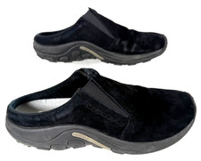 Merrell Jungle Slide Midnight Black Suede Mens Clogs US 10.5 VGUC