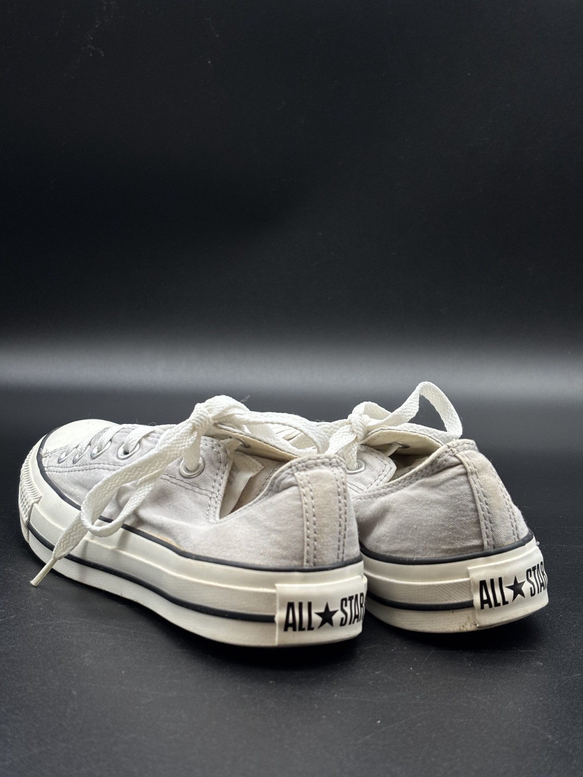 CONVERSE Shoes Men's UK 4.5 Sneakers Lace-Up Grey Unisex Casual thumbnail 4