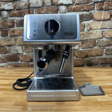 DeLonghi ECP3630 Manual Espresso Cappuccino Machine Silver READ