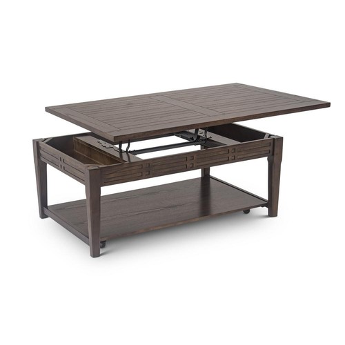 Crestline Lift-Top Cocktail Table w/Casters - Picture 2 of 5