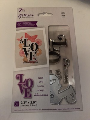 Gemini Crafters Companion Joy Acryl und Stanzen Set Neu