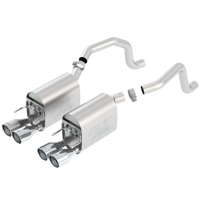 Borla 11812 ATAK Stainless Axle Back Exhaust Kit for 2009-13 Corvette C6 6.2L V8