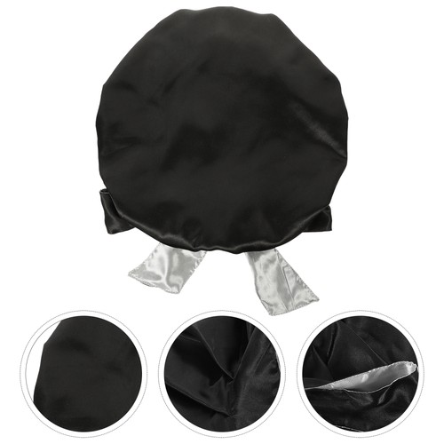 Turban Hat Bow Bonnet Nurse Man Hair Wrap for Sleeping Satin Cap - Picture 8 of 12