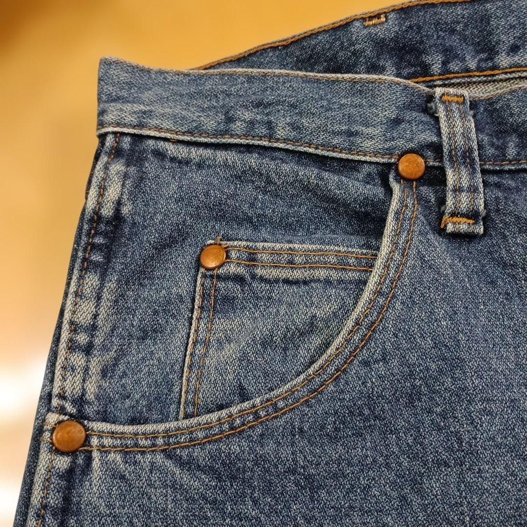 Wrangler 31MWZ Relaxed Fit Cowboy Straight Denim Jeans W32xL30 Used image 4