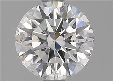 Cert. AGI 1.10 Carat Round Natural Mined Diamond Loose D color SI1 clarity