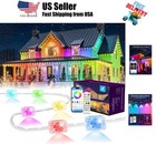 Permanent Outdoor Lights for House, 200ft RGB+IC Smart Outdoor Decor, 75 Scen...