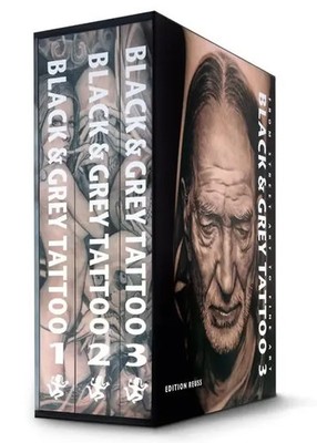 Black & Grey Tattoo 1-3 | Marisa Kakoulas (u. a.) | Buch | 1008 S. | Englisch