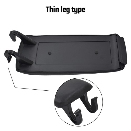 Lid Cover Leather Armrest Center Box Console Fit For 04-08 Audi A4 S4 B7 Black - Picture 7 of 11