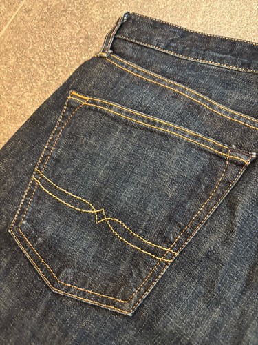 Lucky Brand Mens Jeans Size 38X30 Med Wash 221 Straight 100% Cotton Logo - Picture 11 of 13