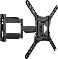 Mount-It UL Certified Full Motion TV Wall Mount for Most 32-55 Inch Black