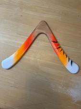 Jim Mayfield Signed &ldquo;Seagull&rdquo; Boomerang, Vintage 1996