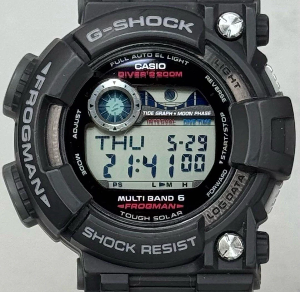 Casio G-Shock Frogman Men's Black Watch - GWF-1000-1JF From Japan - Image 4 of 4