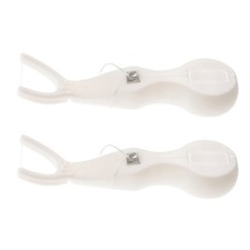 2 Pcs Self-made Dental Floss Holder Reusable Flossing Tools Pick