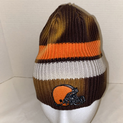Vintage Cleveland Browns NFL Winter Knit Stocking Cap Old Orchard Beach  Faded