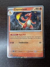 Charmeleon 008/091 Paldean Fates Cosmos Holo Promo Pokemon Card 2024