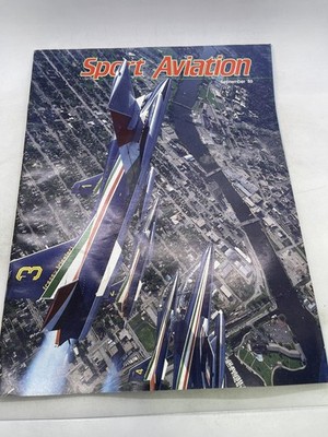 Sport Aviation September 1986 Frecce Tricolori Oshkosh Magazine Jets EAA