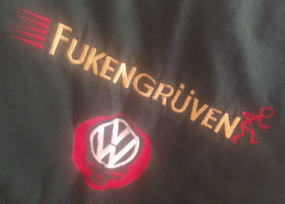 Grateful Dead Emroidered VW Fukengruven STEALIE 1990s SF 60th Garcia BUS lsd dmt