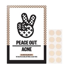 PEACE OUT Acne Healing Dots Helps Clear Blemishes Overnight, Fast Acting Hydr...